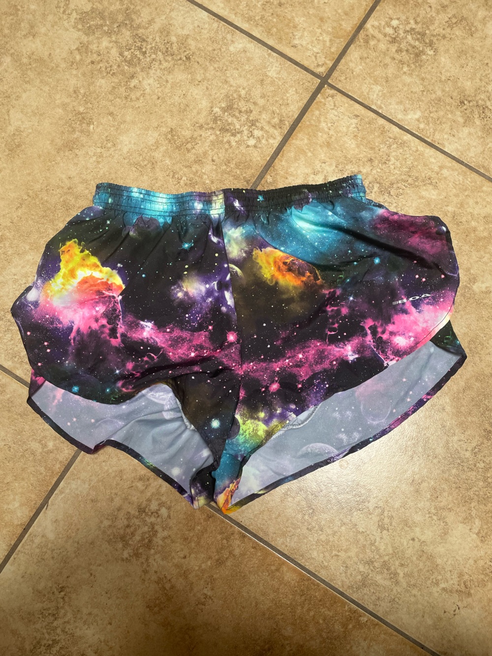 Galaxy Running Shorts Split Side